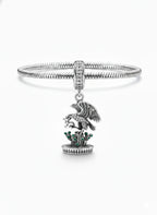 El Águila y La Serpiente - Plata Esterlina con Piedras Brillantes