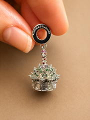 El Maguey - Charm en Plata Esterlina .925 con Piedras Brillantes