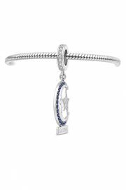 La Luna - Charm en Plata Esterlina .925 con Piedras Brillantes