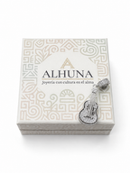 La Guitarra - Charm en Plata Esterlina con Piedras Brillantes