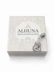 La Guitarra - Charm en Plata Esterlina con Piedras Brillantes