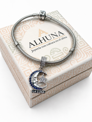 La Luna - Charm en Plata Esterlina .925 con Piedras Brillantes