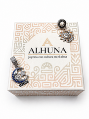 La Luna - Charm en Plata Esterlina .925 con Piedras Brillantes