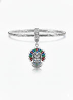 EL PENACHO DE MOCTEZUMA — Charm Plata Esterlina ALHUNA®