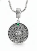 DIJE CALENDARIO AZTECA — Plata Esterlina ALHUNA®