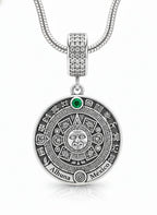 DIJE CALENDARIO AZTECA — Plata Esterlina ALHUNA®