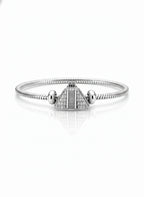 CHARM LA PIRÁMIDE — Plata Esterlina con Piedras Brillantes ALHUNA®